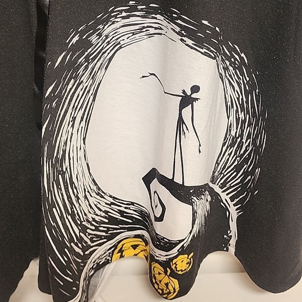 Disney Tim Burtons The Nightmare Before Christmas Black and White Striped Dress - Picture 7 of 10
